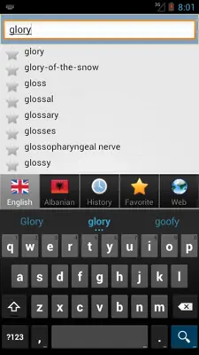 Albanian best dict android App screenshot 7